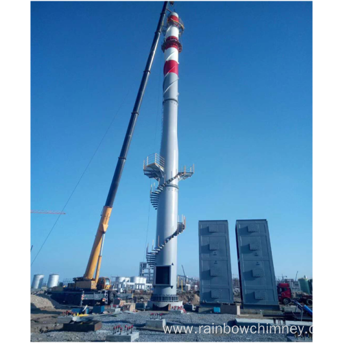 50m free-standing steel chimney